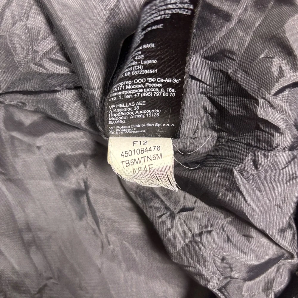 North Face Mens Wool Hooded Parka‎ Jacket Large Dark Charcoal Gray Warm Winter
